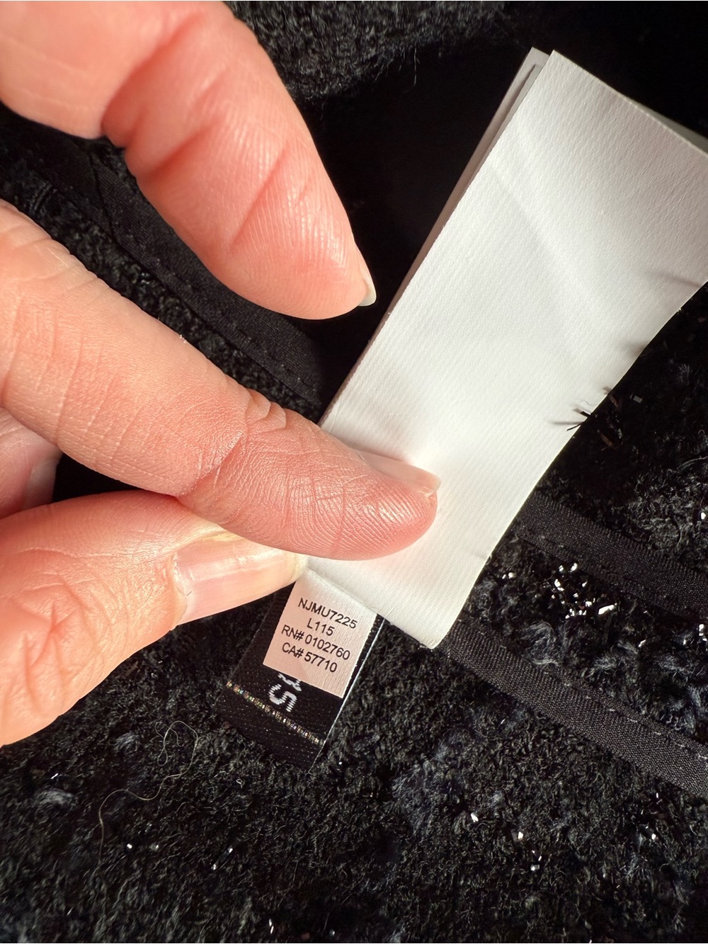 Kate Spade Black Tweed Women's Cropped Jacket - Picture 9 of 11